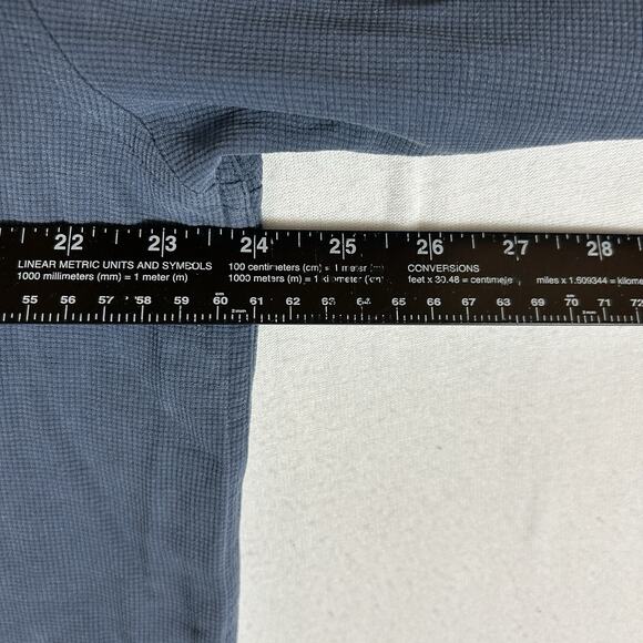 Paradise Collection 100% Silk Long Sleeve Button Up Shirt Men's XL Blue Casual - Picture 7 of 10